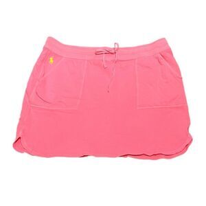 Ralph Lauren Vibrant Pink Pull On Skirt, Size L
